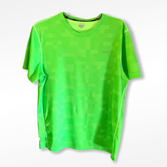 neon green running shirt